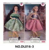 11.5-inch fully articulated fashion long-haired Barbie doll with bracelet