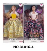 11.5-inch fully articulated fashion dress Barbie doll with handbag