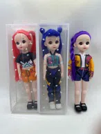 12 inch solid multi-joint belt light music K-POP witch hunt group Lumi Mira Zoe doll