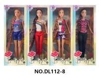 11.5-inch real body movable hand fashion long-haired outfit Barbie doll
