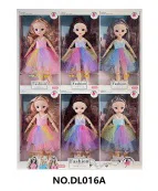12-inch real body movable joint fashion lolita doll, set of 6