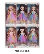 12-inch real body movable joint fashion lolita doll, set of 6