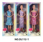 11.5-inch real body movable joint fashion Barbie doll, with bracelet
