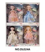 12-inch real body movable joint fashion lolita doll, with handbag, set of 4