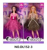 11.5-inch solid movable joint fashion Barbie doll with a bracelet