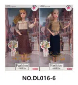 11.5-inch fully articulated fashion Barbie doll with bag