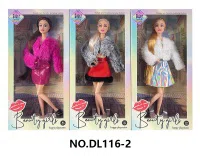 11.5-inch real body movable joint fashion long-haired outfit Barbie doll