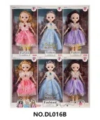 12-inch real body movable joint fashion lolita doll, set of 6