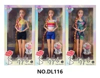11.5-inch real body movable joint fashion long-haired outfit Barbie doll