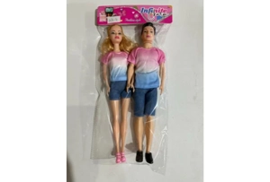 11 inch solid living hand thigh couple Barbie doll with shoes