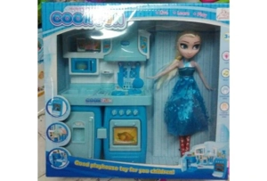 Modular Cabinet Barbie Blue with Lights and Music