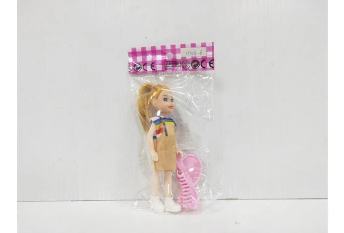 5-inch Solid Doll with Shoes OPP Bag