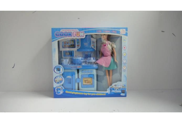 Modular Cabinet Barbie Blue with Lights and Music