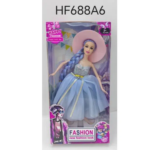 11.5 inches 9 joints (foot strap joints) Barbie doll