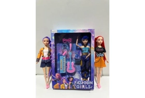 11-inch solid body 11-joint demon-hunting witch doll with shoes, 3 style mix