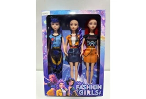 11-inch solid body movable hand and thigh demon-hunting witch doll with shoes, 3 style mix