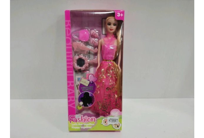 11-inch solid-body poseable Barbie doll