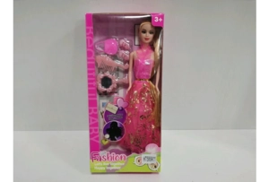 11-inch solid-body poseable Barbie doll