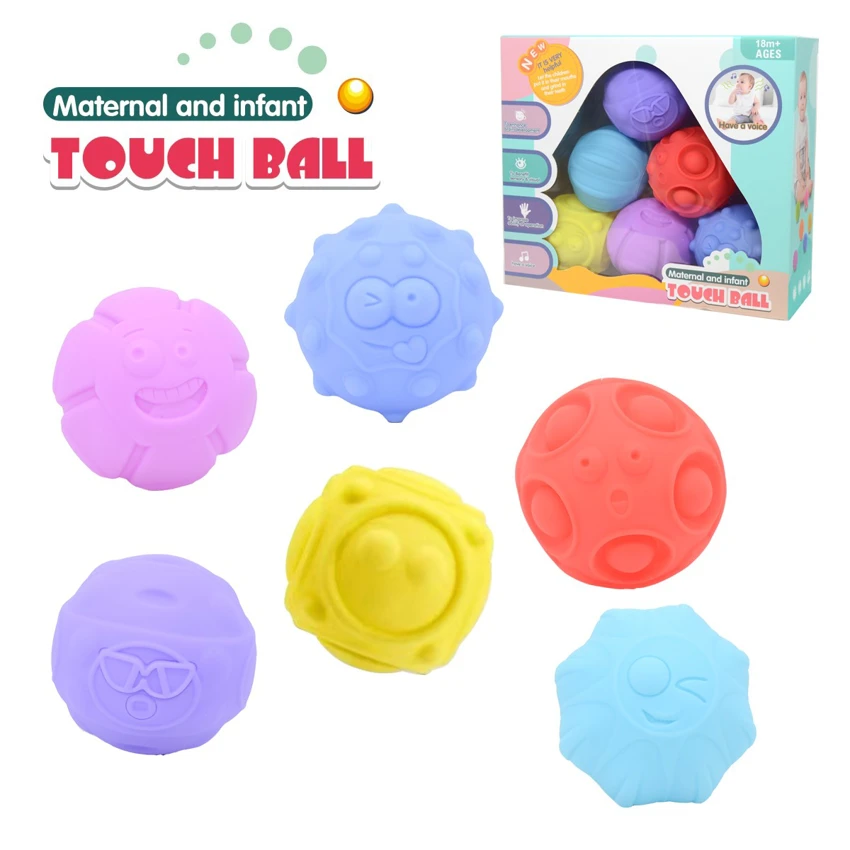 New enamel soft rubber expression mother and baby touch ball. Water polo. Pinch the ball. Hand grab the ball. Bathroom toys. Water spray toys