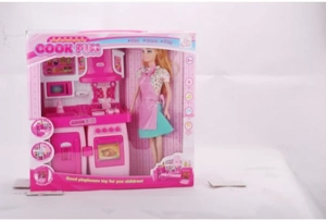 Detachable Cabinet Barbie Pink with Lights and Music