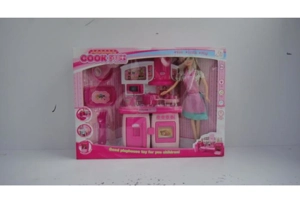 Detachable Cabinet Barbie Pink with Lights and Music