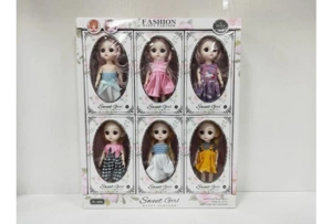 6-Inch Exquisite Doll Display (6PCS) (Whole Box Price)