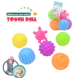 Rubber soft ball, mother and baby tactile ball, water play ball, squeeze ball, hand-grasp ball, bathroom toy, water spray toy, standard colors
