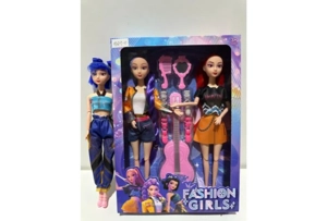 11-inch solid body 11-joint demon-hunting witch doll with shoes, 3 style mix