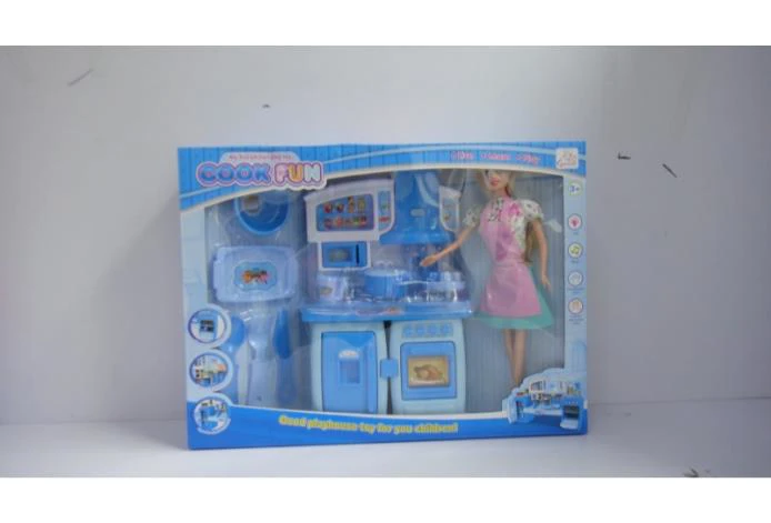 Modular Cabinet Barbie Blue with Lights and Music
