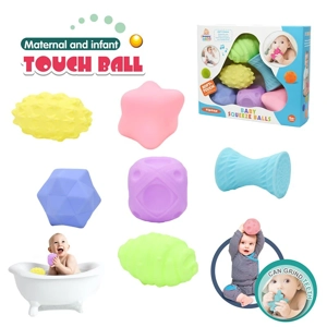 Enameled soft rubber balls. Mother and baby touch ball. Water polo. Pinch the ball. Hand grab the ball. Bathroom toys. Water spray toys. Macaron color