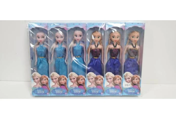 11-inch solid-body poseable Frozen doll (price for 6PCS per box)