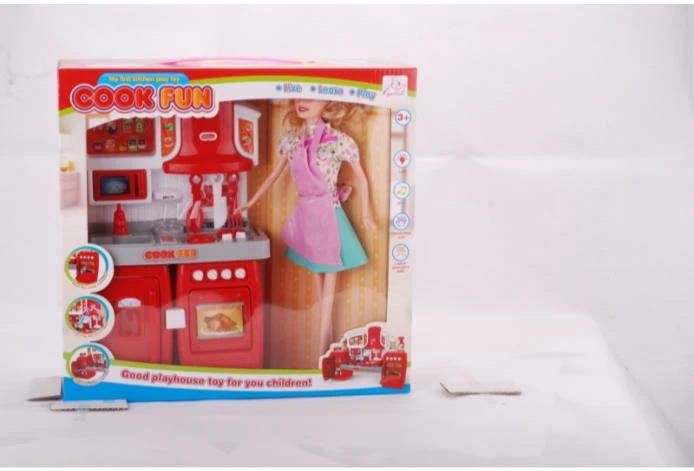 Modular Cabinet Barbie Bright Red with Lights and Music