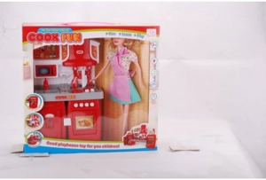 Modular Cabinet Barbie Bright Red with Lights and Music