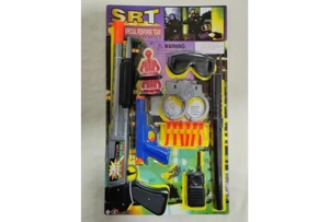 Gun Set: Manual Soft Shotgun Set, PVC Suction Cup, Soft Bullet, Bullet Shooting Gun Piece, Police Set