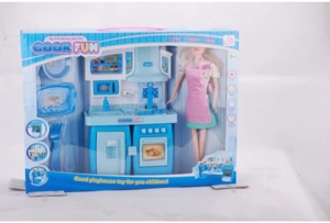 Modular Cabinet Barbie Blue with Lights and Music
