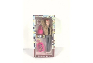 11.5-inch full-bodied doll + accessories