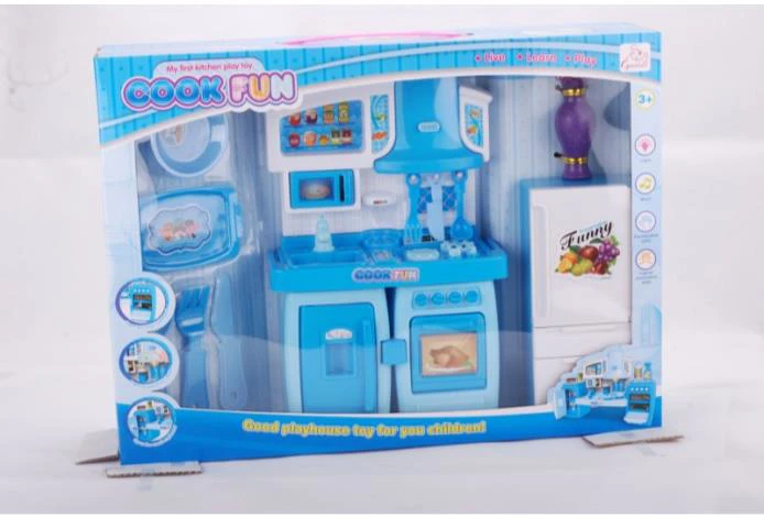 Modular Cabinet Blue with Lights and Music