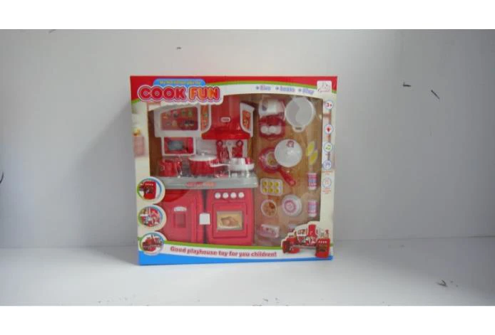 Modular Cabinet Bright Red with Lights and Music