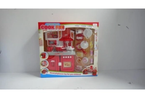 Modular Cabinet Bright Red with Lights and Music