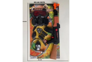 Gun set, large card gun set, manual soft bullet gun set, PVC suction cup, soft bullet, bullet shooting, gun smashing gun, smashing gun, shooting gun, simulated toy gun