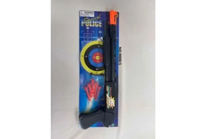 Gun Set: Manual Soft Bullet Gun Set, PVC Suction Cup, Soft Bullet, Bullet Shooting Gun Piece
