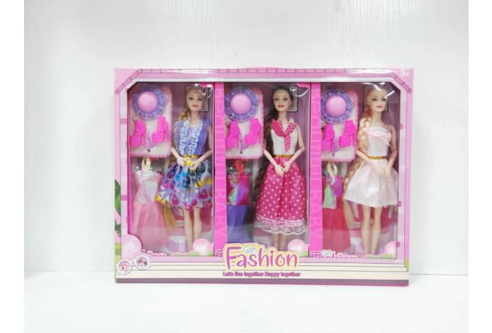 9-Joint Thigh Barbie Display (3PCS) (Whole Box Price)