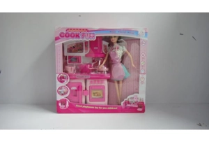 Detachable Cabinet Barbie Pink with Lights and Music
