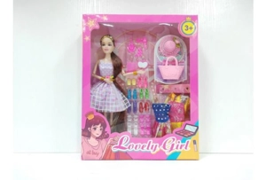 11-inch Solid Body Movable 9-Joint Fashion Barbie Doll