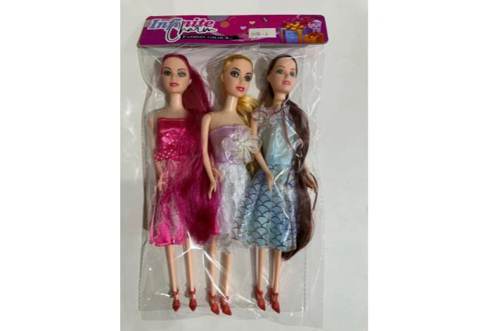11-inch solid live Barbie doll strap shoes