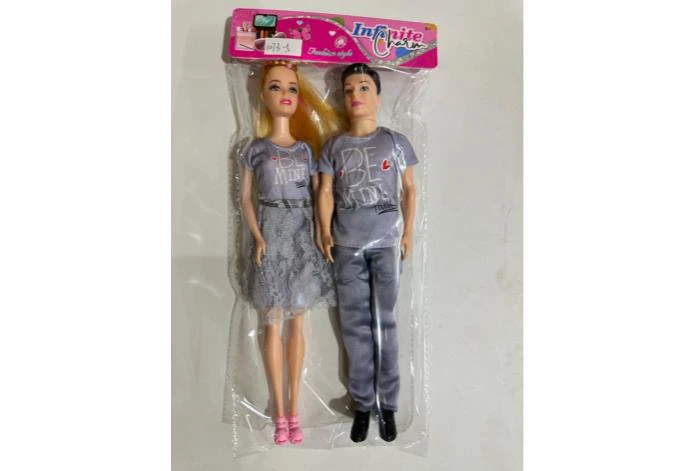 11 inch solid living hand thigh couple Barbie doll with shoes