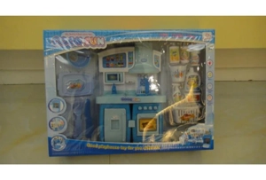 Modular Cabinet Sanitary Blue with Lights and Music