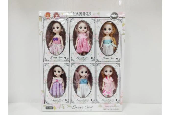 6-Inch Exquisite Doll Display (6PCS) (Whole Box Price)