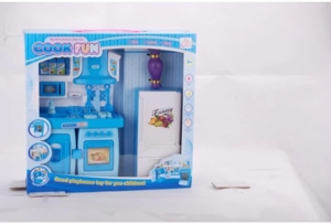 Modular Cabinet Blue with Lights and Music