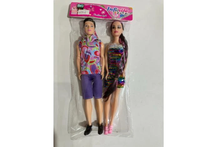 11 inch solid living hand thigh couple Barbie doll with shoes